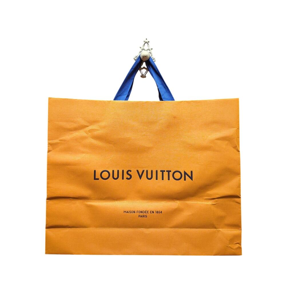 Empty Louis Vuitton Shopping bag and box UNFOLDED